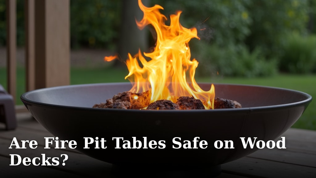 Are Fire Pit Tables Safe on Wood Decks?