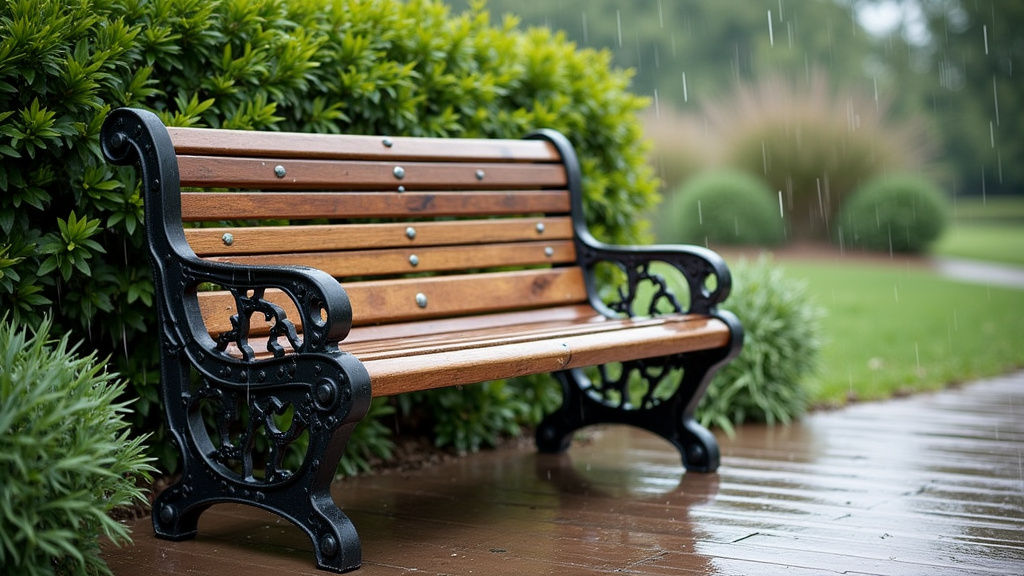 Can Your Outdoor Bench Weather the Rain?