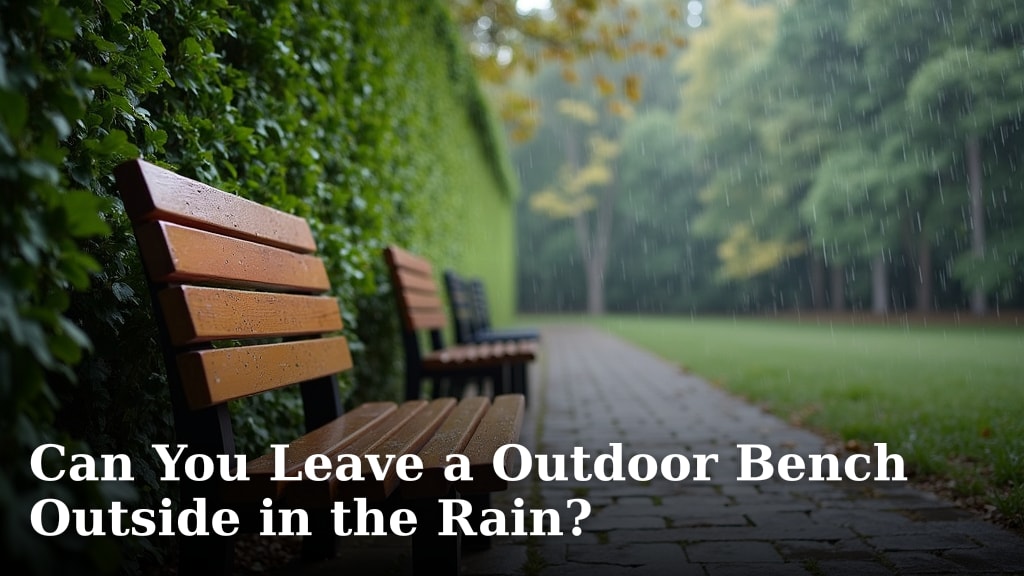 Can You Leave a Outdoor Bench Outside in the Rain?