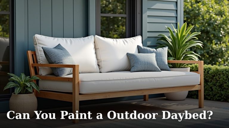 Can You Paint a Outdoor Daybed?