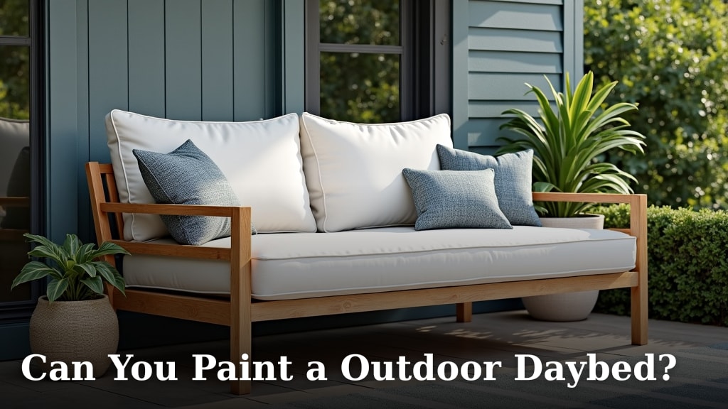 Can You Paint a Outdoor Daybed?