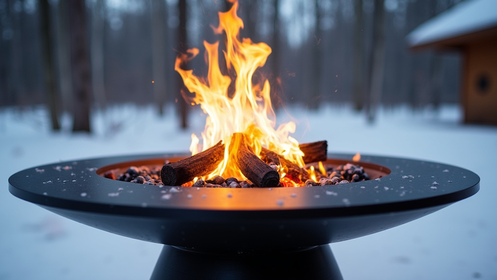 Enjoying Your Fire Pit Table Through Winter's Chill