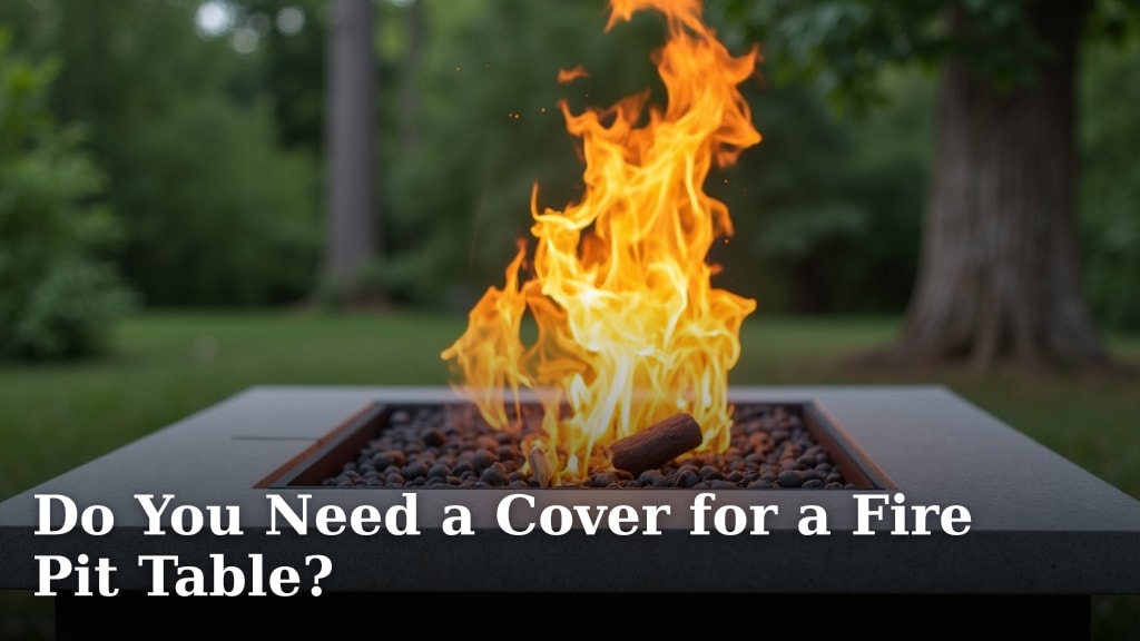 Do You Need a Cover for a Fire Pit Table?