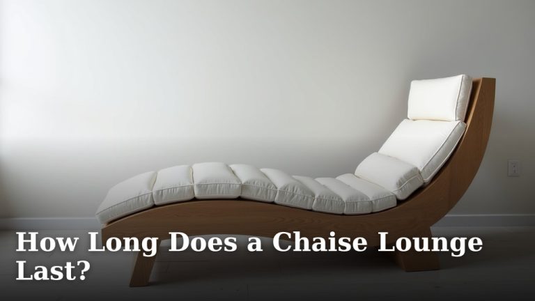 How Long Does a Chaise Lounge Last?