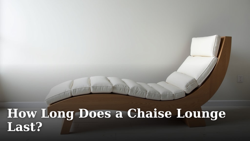 How Long Does a Chaise Lounge Last?