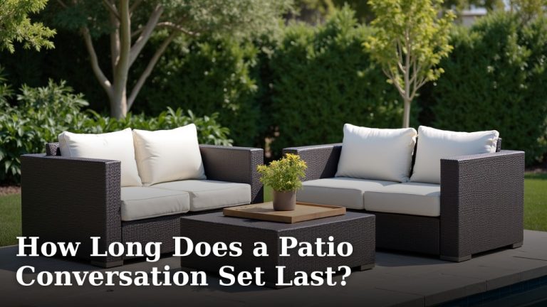 How Long Does a Patio Conversation Set Last?