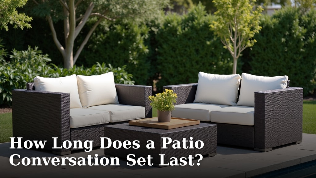 How Long Does a Patio Conversation Set Last?