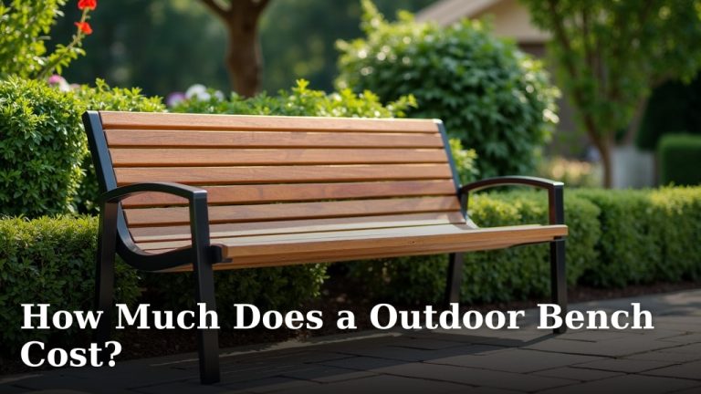 How Much Does a Outdoor Bench Cost?