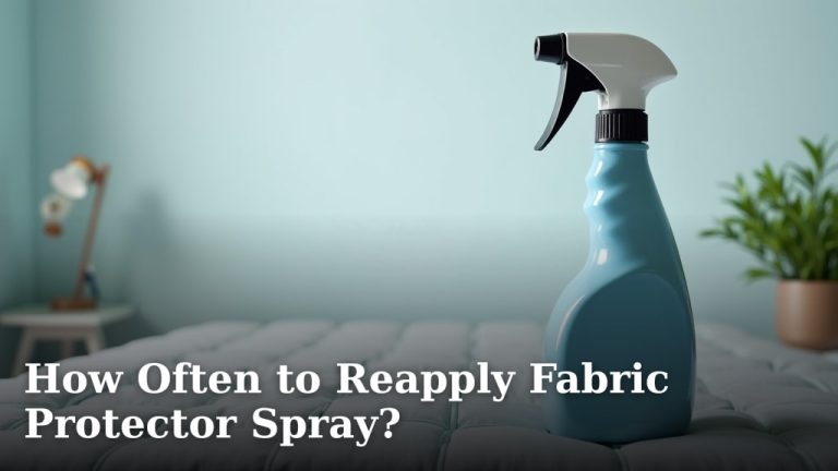 How Often to Reapply Fabric Protector Spray?