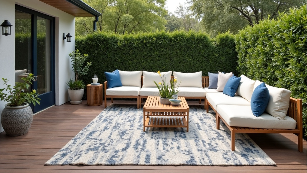 Picking the Perfect Size Rug for Your Outdoor Space