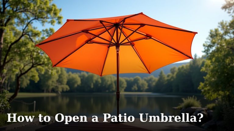 How to Open a Patio Umbrella?