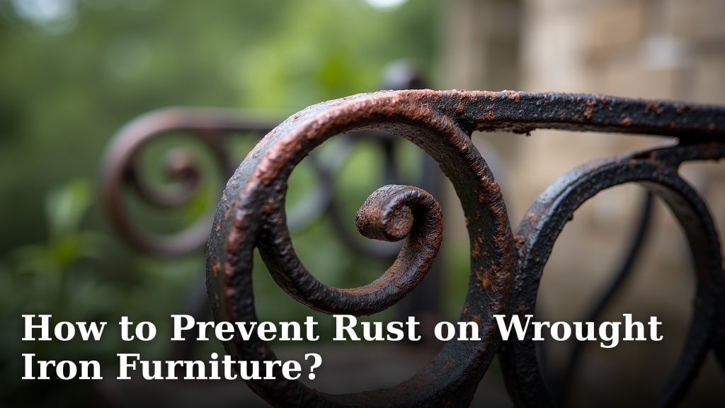 How to Prevent Rust on Wrought Iron Furniture?