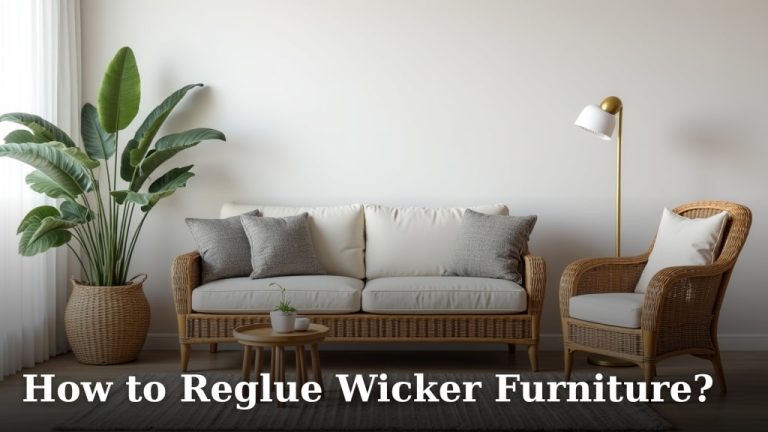 How to Reglue Wicker Furniture?