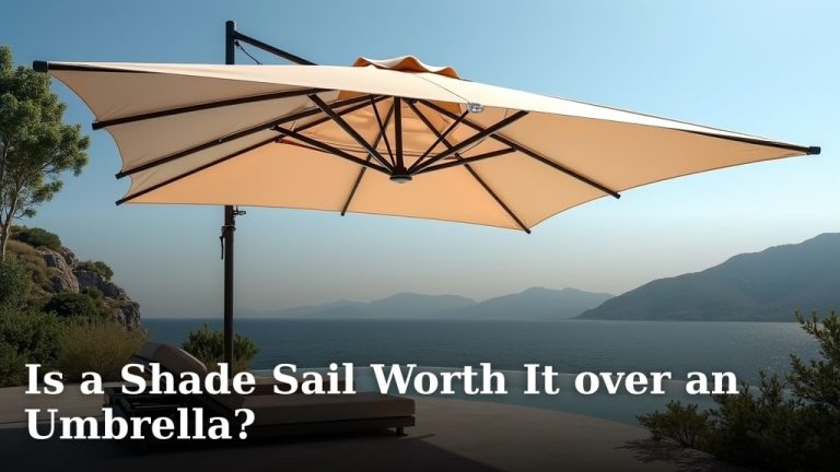 Is a Shade Sail Worth It over an Umbrella?