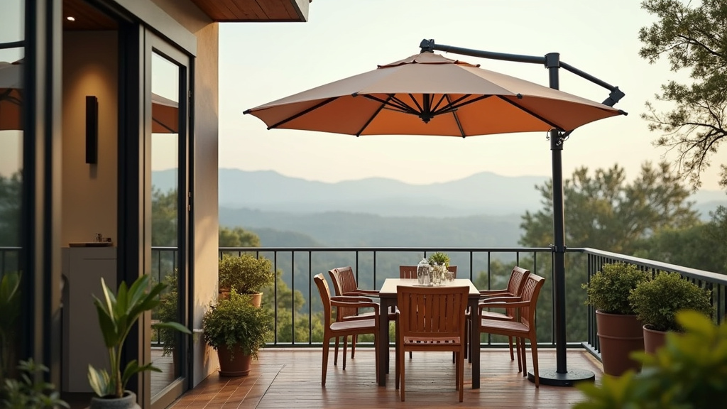 Top 7 Best Cantilever Umbrella For Small Balconies