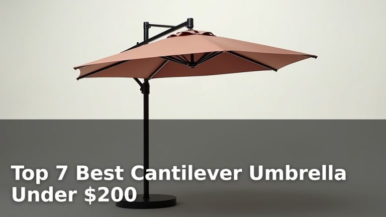 Top 7 Best Cantilever Umbrella Under $200