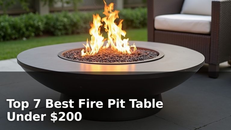 Top 7 Best Fire Pit Table Under $200
