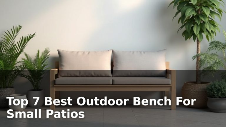 Top 7 Best Outdoor Bench For Small Patios