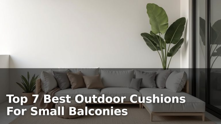 Top 7 Best Outdoor Cushions For Small Balconies