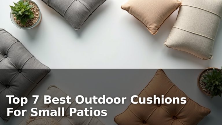 Top 7 Best Outdoor Cushions For Small Patios