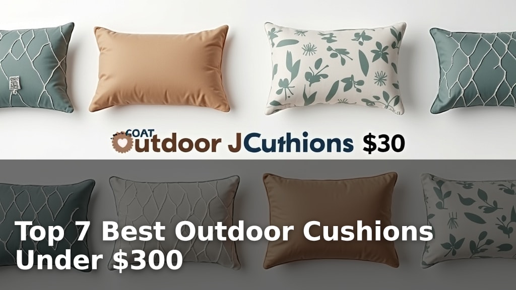 Top 7 Best Outdoor Cushions Under $300