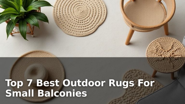 Top 7 Best Outdoor Rugs For Small Balconies
