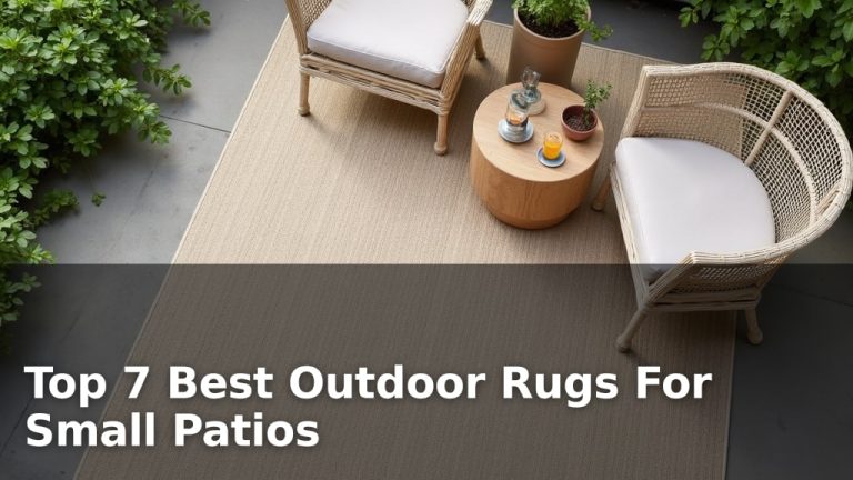 Top 7 Best Outdoor Rugs For Small Patios