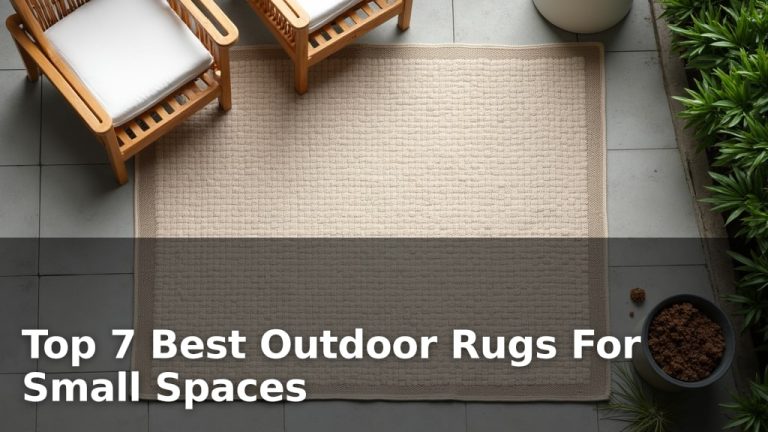 Top 7 Best Outdoor Rugs For Small Spaces