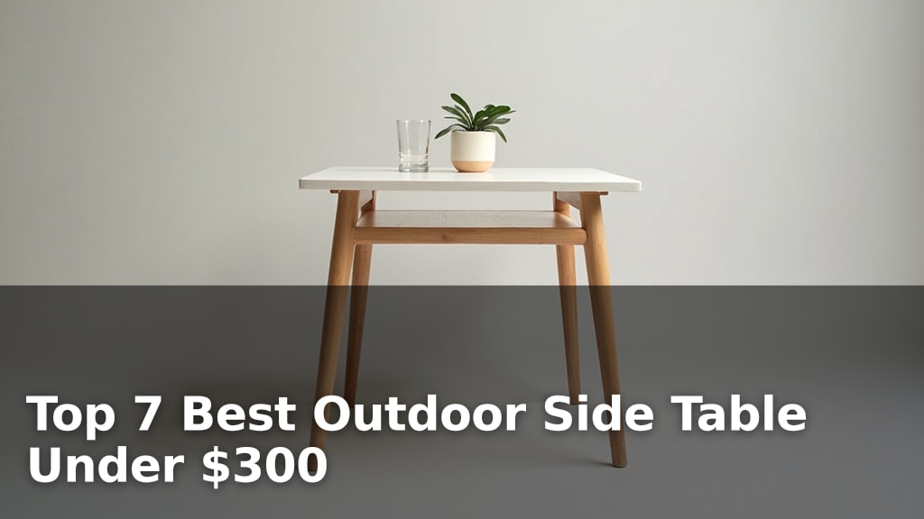 Top 7 Best Outdoor Side Table Under $300