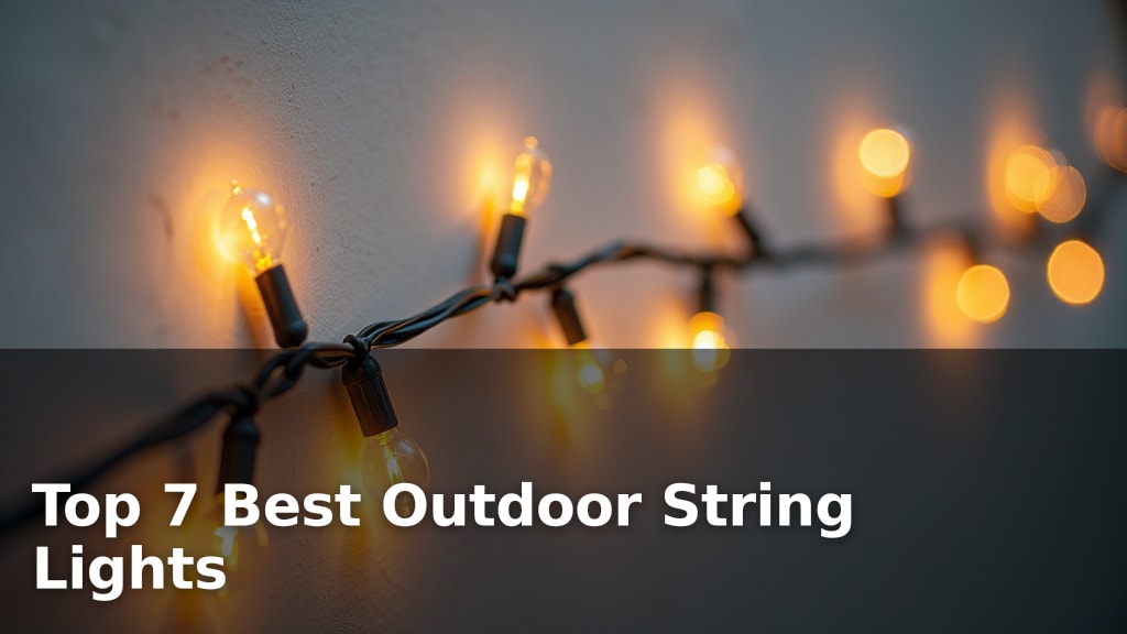 Top 7 Best Outdoor String Lights