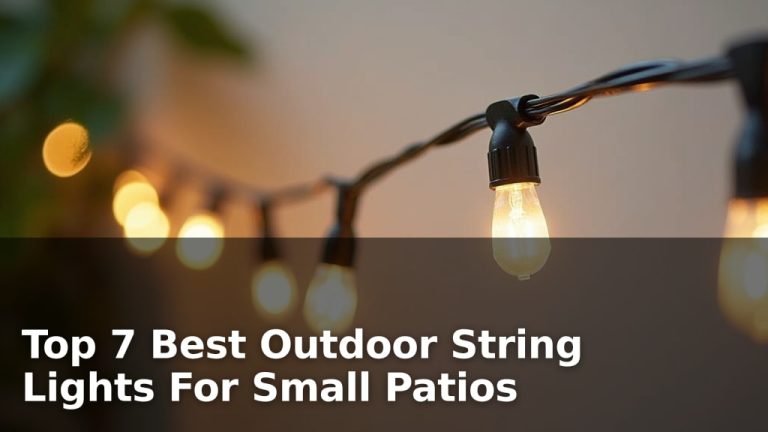 Top 7 Best Outdoor String Lights For Small Patios