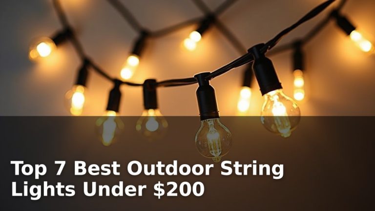 Top 7 Best Outdoor String Lights Under $200
