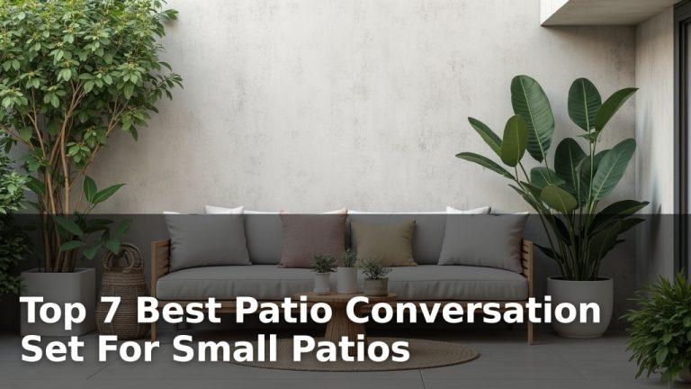 Top 7 Best Patio Conversation Set For Small Patios