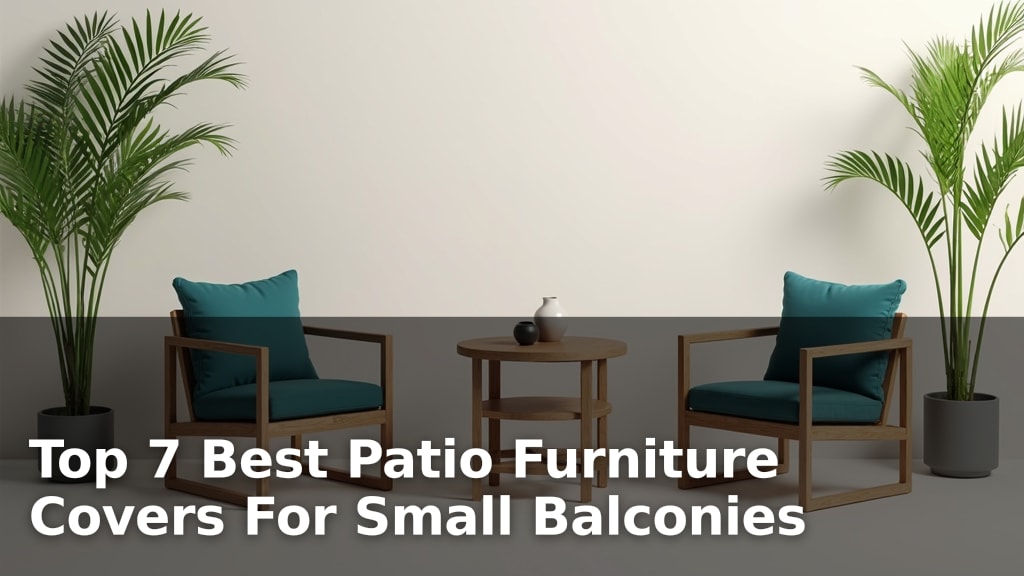 Top 7 Best Patio Furniture Covers For Small Balconies