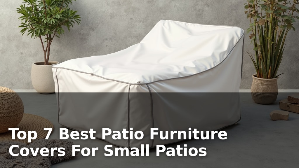Top 7 Best Patio Furniture Covers For Small Patios