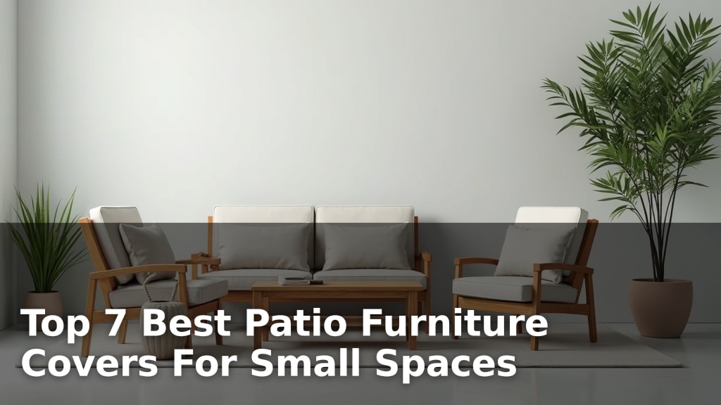 Top 7 Best Patio Furniture Covers For Small Spaces