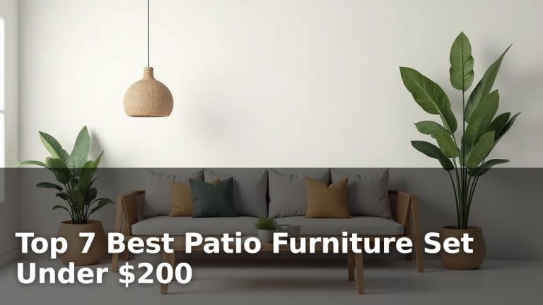 Top 7 Best Patio Furniture Set Under $200