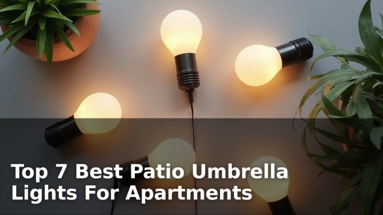 Top 7 Best Patio Umbrella Lights For Apartments