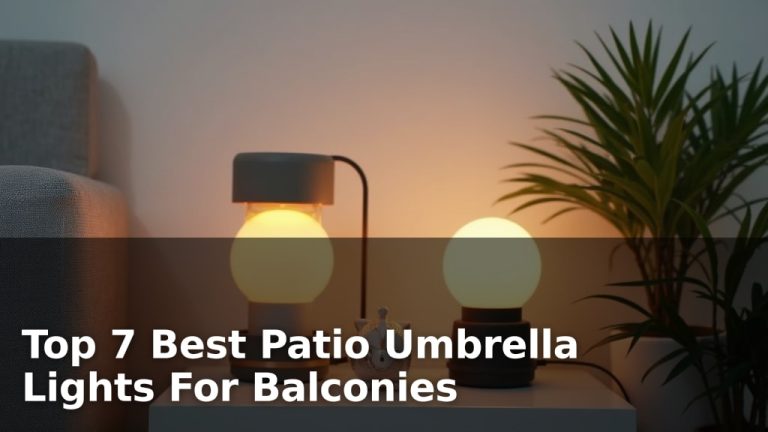 Top 7 Best Patio Umbrella Lights For Balconies