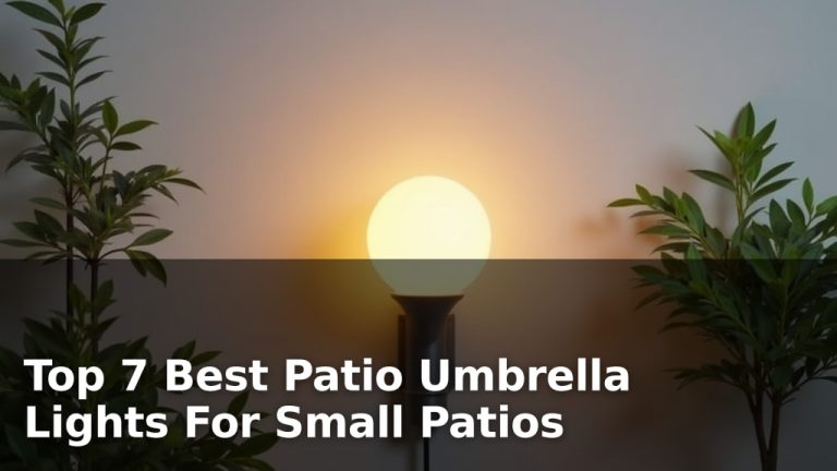 Top 7 Best Patio Umbrella Lights For Small Patios