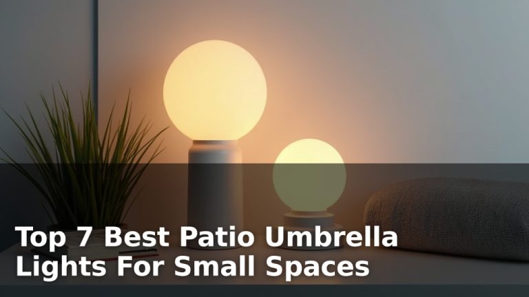Top 7 Best Patio Umbrella Lights For Small Spaces