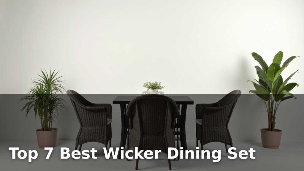 Top 7 Best Wicker Dining Set