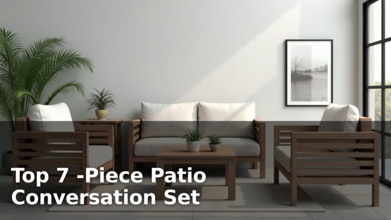 Top 7 -Piece Patio Conversation Set