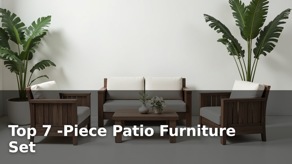 Top 7 -Piece Patio Furniture Set