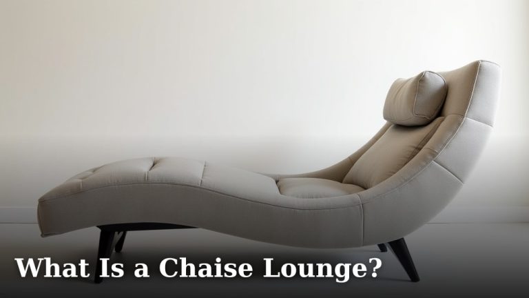 What Is a Chaise Lounge?