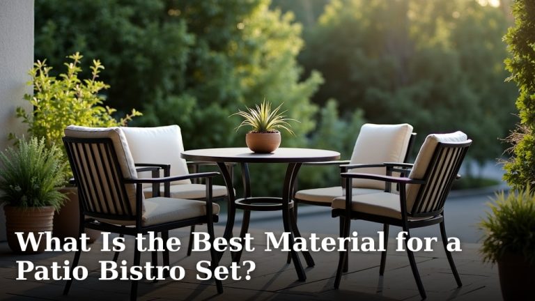 What Is the Best Material for a Patio Bistro Set?