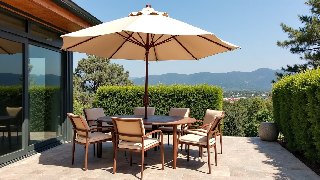 Finding the Right Umbrella Size for Your 6-Person Table