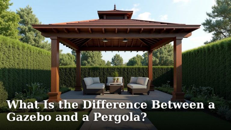 What Is the Difference Between a Gazebo and a Pergola?