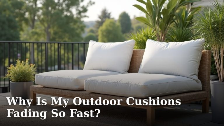 Why Is My Outdoor Cushions Fading So Fast?
