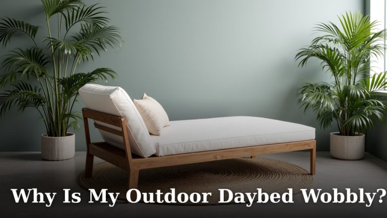 Why Is My Outdoor Daybed Wobbly?